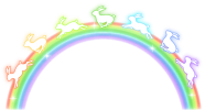 虹を駆ける兎