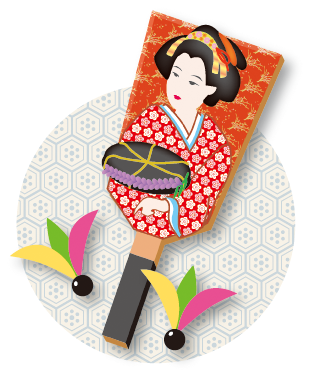 羽子板と羽根