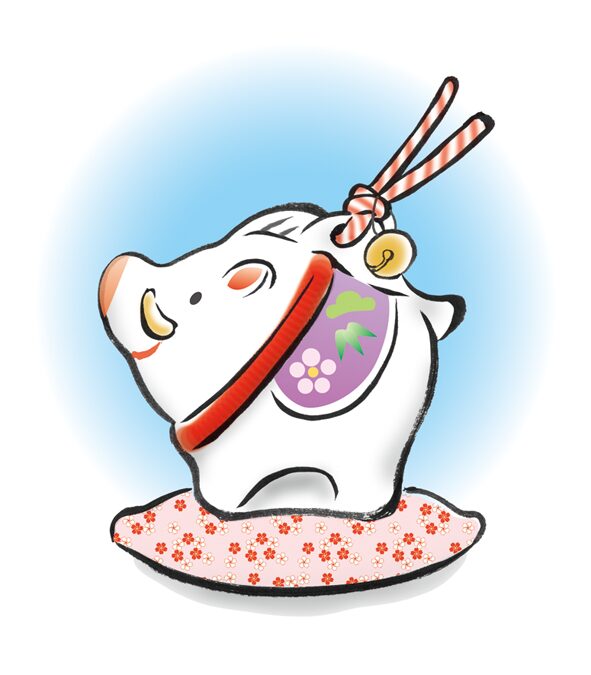 イノシシの土鈴